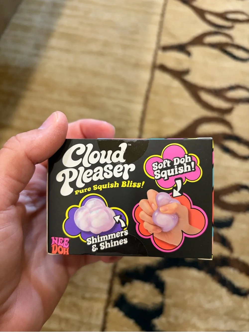 NEE DOH Cloud Pleaser Soft Squish Kids Toy - Pink